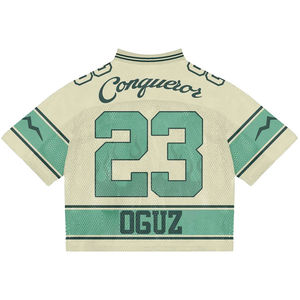 Maillot de football en maille à manches courtes, coupe ample, sublimation, personnalisé, fabricants de maillots de football classiques, maillots en maille respirants - Product Image 4