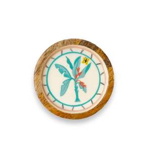 Cuenco decorativo de madera de mango hecho a mano de alta calidad con diseño de Leapord, regalo de negocios ecológico, cuencos de madera artesanales - Product Image 4