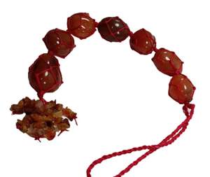 ไม้แขวนผนังคริสตัลสีแดงคาร์เนเลี่ยนแขวนผนังคริสตัลอัญมณีบำบัดสำหรับรถยนต์แขวนประตู - Product Image 3