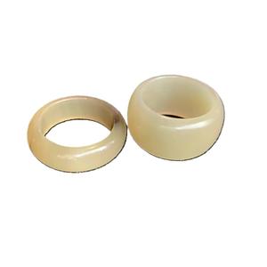 Bagues en corne artisanale, tailles et logo personnalisables, bagues ajustables en corne de bœuf pour bijoux bohèmes - Product Image 6