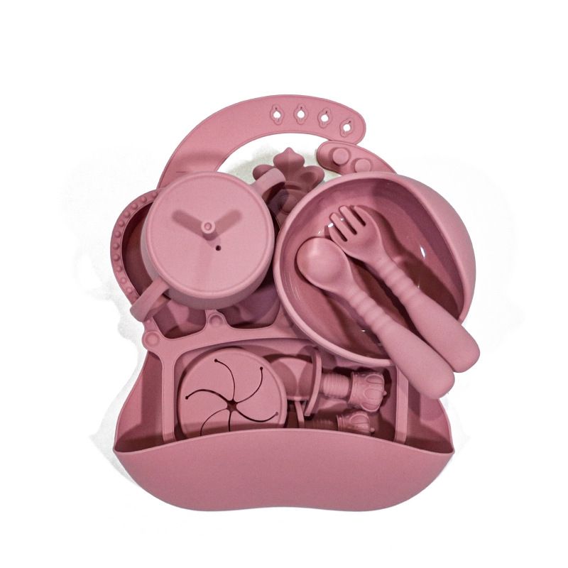 Dark Pink 9-Piece Set