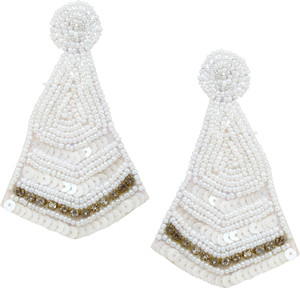 2025 meilleure qualité à la main mode boucles d'oreilles goutte Durable graine perlée et bijoux brodés à la main - Product Image 3