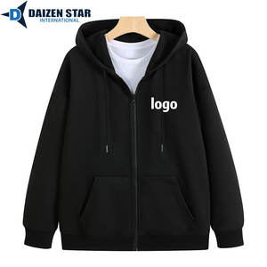 Sudaderas con Cremallera para Hombre, 100% Algodón, Felpa, Corte Regular, Ropa Casual de Invierno, Servicio OEM, 500 Gramos, Ecológicas - Product Image 5