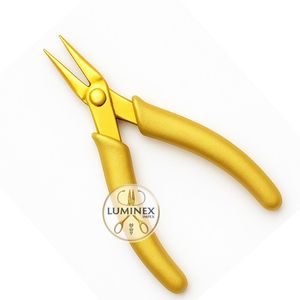 Pince à bec effilé en acier inoxydable de haute qualité de couleur blanche pour le tirage de fil d'argent et d'or en bricolage - Product Image 2