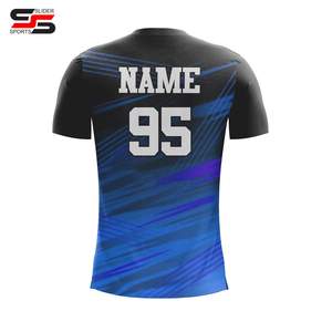 Camiseta de fútbol estampada para hombre blanca sublimada personalizada OEM y ODM barata al por mayor de Pakistán a precio barato con su logotipo - Product Image 2