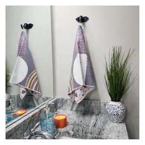 Violet couleur vérificateur nettoyage verre filigrane tissu gratuit épaissir serviette de cuisine absorbant pour outil d'essuyage efficace et accessoires - Product Image 1