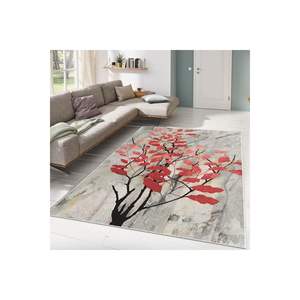 Tumbled Red Leaf Tree Juego de alfombras impresas digitales - Product Image 1