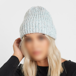 Fabricación OEM 2025 Gorro de lana de punto acanalado de alta calidad con logotipo personalizado de fábrica a la venta - Product Image 2