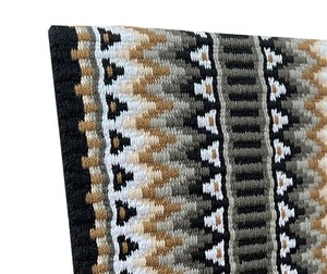 Tapis de selle western multicolore à motif Navajo, tissé à la main en laine, contourné, confortable et durable, pour cheval - Product Image 2