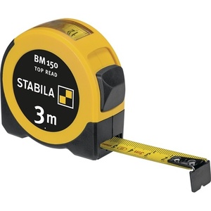 ตลับเมตร STABILA BM 150 ขนาดพกพา ยาว 3 เมตร กว้าง 16 มม. วัสดุ EGII ABS/TPE พร้อมกลไกการล็อค - Product Image 1