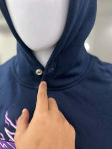 Sweat à capuche d'hiver de haute qualité OEM, poids lourd, 100% coton, épaules tombantes, surdimensionné, écologique, imperméable - Product Image 4