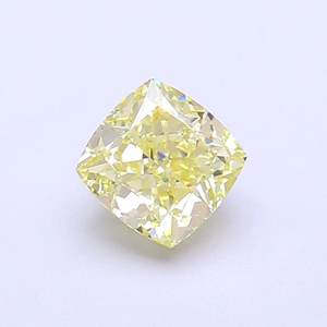 Coussin de diamant de laboratoire jaune intense fantaisie VVS2 de 1,03 ct - Product Image 1