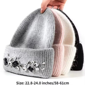 Gorro de Cachemira de punto de Cable acanalado grueso de invierno para mujer, gorro de lana Merino cálido para hombre para escenas de playa Nevada proceso Impex - Product Image 6