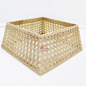 Artex Dong Thap fábrica Vietnam hecho a mano ratán árbol de Navidad soporte duradero Natural vacaciones accesorio para decoración festiva - Product Image 5