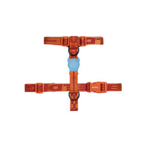 Harnais pour animaux de compagnie Gibson, modèle simple floral en forme de H pour chats et chiens, taille XS, avec boucles rembourrées, décorations en ruban, fabriqué en nylon, polyester et métal - Product Image 2