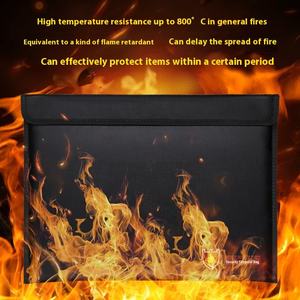 Borsa Portadocumenti in Fibra di Vetro Ignifuga e Impermeabile, Custodia Orizzontale Antiesplosione con Chiusura in Velcro - Product Image 4