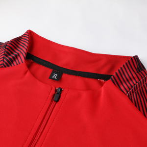 เสื้อโค้ทแฟชั่นสำหรับผู้ชายดีไซน์ใหม่ออกแบบโลโก้ได้ตามต้องการชุดฝึกฟุตบอลแบบไม่มีลวดลายสำหรับผู้ชายคุณภาพสูง - Product Image 2