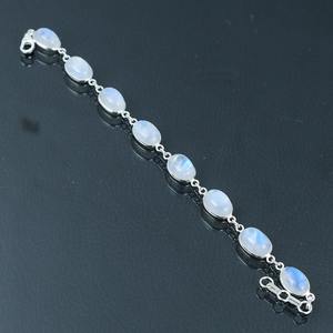 Handmade Silver Boho Style <b>Bracelet</b> Jewelry 925 Sterling Silver <b>Moonstone</b> Gemstone Trending <b>Bracelet</b> Jewelry For Women Gift For - Product Image 3
