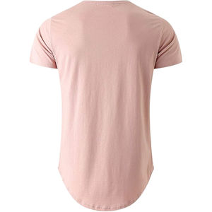 Camiseta transpirable de alto rendimiento con cuello levantado informal personalizada para hombre con bordado y diseño impreso - Product Image 2