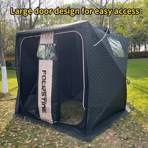 2025 Thiết Kế Mới Ngoài Trời Xách Tay Pop up Tắm Hơi Lều Dày Không Thấm Nước <span class=keywords><strong>2</strong></span> <span class=keywords><strong>3</strong></span> 4 5 Người Mùa Đông Phòng Tắm Hơi - Product Image 2