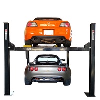 Ascenseur de parking automatique à 4 montants hydraulique personnalisé Ascenseur de stationnement à 2 niveaux