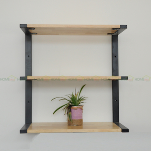 KTT68011-Ferro Simple <b>Wall</b>-<b>Mounted</b> Iron <b>Shelf</b> 68x27x60 (cm) for Living Room Space - Product Image 4