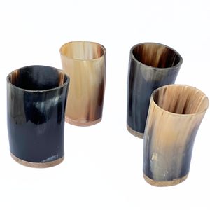 ถ้วยแก้วช็อตทรงกรวยสำหรับดื่มแบบไวกิ้งทำมือดีไซน์ยุคกลางดั้งเดิมขัดเงาด้วยมือสำหรับตั้งแคมป์คริสต์มาสของแท้ - Product Image 2