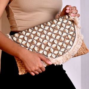 Banjara-Bolso de mano bohemio con cuentas de yute para mujer y niña, elegante, hecho a mano, a la moda, artículos de regalo, venta al por mayor, HB-002/57609 - Product Image 2