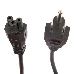 Computer Cord Desktop Computer Power Cable Approved C5 Connector Usa/canada/japan 5-15p Plug Power Cable