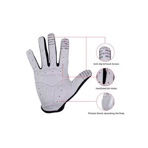 Gants en gel de course de sport avec logo personnalisé Gants de cyclisme de course de moto et de vélo - Product Image 2