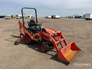 รถตักล้อยาง Kubota BX23S รุ่นปี 2023 รับน้ำหนักได้ 300 ตัน ปั๊มไฮดรอลิก KYB ชิ้นส่วนแกนลูกปืนหลัก ชั่วโมงการทำงานต่ำ - Product Image 4