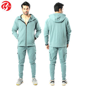 Nouveaux survêtements d'entraînement de jogging à la mode personnalisés ensemble de sweat-shirt et de jogging pour hommes 100% survêtements en coton du Pakistan - Product Image 5