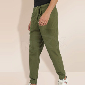 Private Label Men's Casual Cargo Trousers 100% Cotton Eco-Friendly Breathable Lightweight Customized Logo with Multi-Pockets - Product Image 4