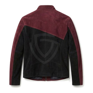 Elegant <b>Suede</b> Leather <b>Jacket</b> Designed For <b>Men</b> With Smooth Finish Comfortable Fit Classic Collar And Versatile Casual Outerwear - Product Image 2
