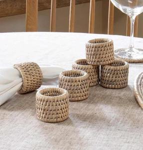 Handmade Rattan <b>Napkin</b> <b>Rings</b> for Dining Table Hotel Restaurant Resort Farmhouse Decor Bulk by msr overseas - Product Image 4