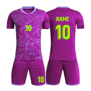 เสื้อซ้อมฟุตบอลระบายอากาศได้ดีสำหรับผู้ชายชุดเสื้อ100% ฟุตบอลผ้าโพลีเอสเตอร์ฝรั่งเศส - Product Image 1