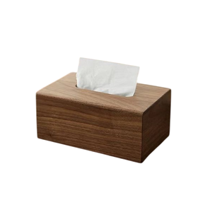 Boîte à mouchoirs rectangulaire grande taille en bois d'acacia, faite à la main, design moderne, écologique, pour la maison et l'organisation de la table - Product Image 3