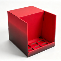 Boîte de présentation PDQ empilable personnalisée en gros, plateau de présentation en carton ondulé pour la vente au détail, présentoir de supermarché sur palette