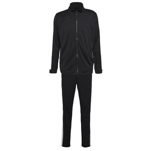 GLOVES City Jogger Track Suits for Men Set <b>Hoodies</b> With Pocket Causal Stripe Sweat Suit Athletic 2 Piece <b>Red</b> Outfit Tracksuits - Product Image 6