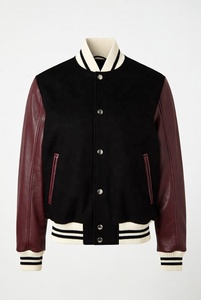 Classic College Inspired Varsity Jacket Durable Fabric Stylish Design for Casual Street Looks - Product Image 3
