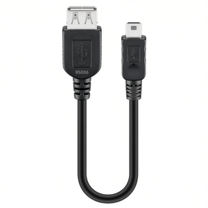 Cable de Datos USB ICOC MUSB AF 002 Negro de 0.2m, Modelo 95006 - Product Image 3