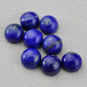 Cabochons de forme ronde en Lapis Lazuli bleu 3mm à 20mm pierres précieuses véritables en vrac pierres précieuses et pierres calibrées en Lapis Lazuli naturel en vrac - Product Image 1