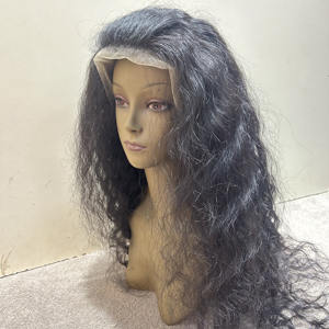 Perruques en dentelle frontale bouclées naturelles avec cheveux humains d'un seul donneur - Product Image 3