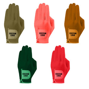 Prix usine Gants de golf pour adultes de haute qualité Gants de golf en peau de mouton microfibre en cuir Gants de golf respirants personnalisés - Product Image 5