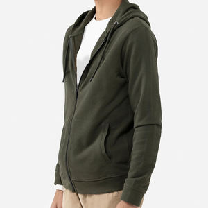 Factory Direct Custom Printed Logo Zipper Hoodies for <b>Men</b> Quick Dry Breathable <b>Fleece</b> Wholesale Customized basics Hoodie - Product Image 6