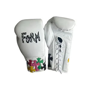 Ensemble de boxe en cuir de vache véritable Winning ATTIRE GEAR 2026, gants à boucles et crochets, rembourrage 4 couches, évacuation de l'humidité, protection des mains - Product Image 4