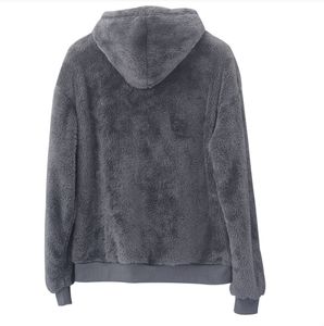 Men's Casual Winter <b>Jumper</b> Pullover Double-Sided Wool Hoodie with O-Neck Warm Casual Sweatshirts - Product Image 4