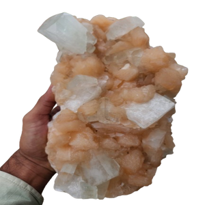 Venta al por mayor Stilbite con Apophyllite Cluster Cristal de roca natural Espécimen Minerales Regalo Cristales decorativos - Product Image 6