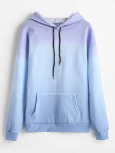 Nueva Sudadera con Capucha para Mujer, Precio Económico, Logotipo Personalizado, Estampado Tie Dye, Hombros Caídos, Cordón Ajustable, Forro Térmico - Product Image 4
