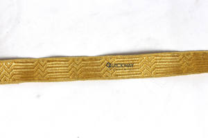 ริบบิ้นแต่งขอบเสื้อผ้า ลายปักดิ้นทอง แต่งขอบด้วยลูกไม้เมทัลลิก ลายซิกแซก - Product Image 2